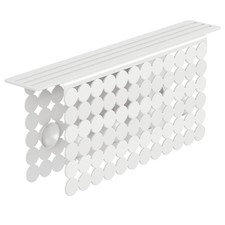 Bligli Plastic Sink Saddle, Divider Mat with Strong 1 PACK, White