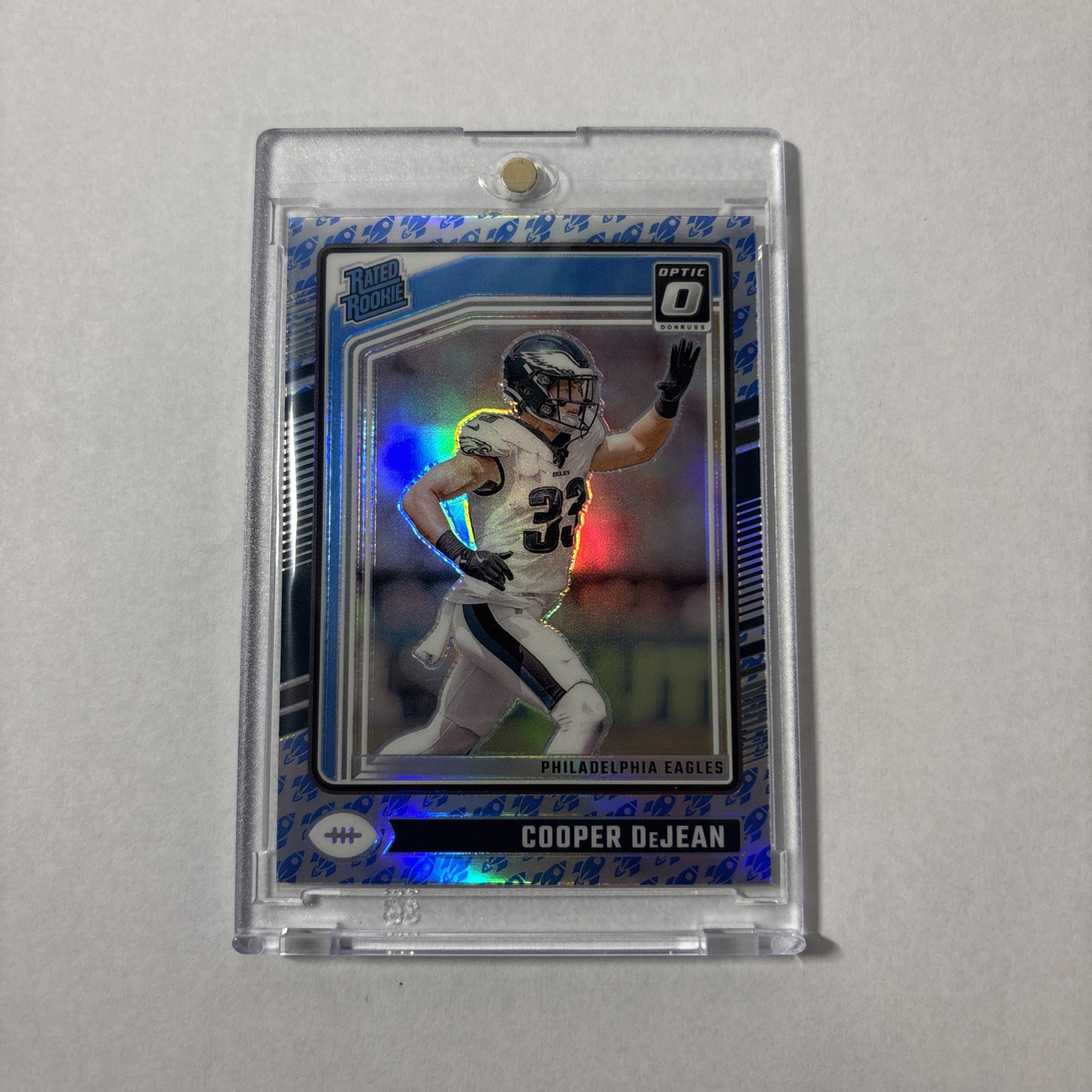2024 Panini Donruss Optic Cooper DeJean Rocket Emoji Rated Rookie #221