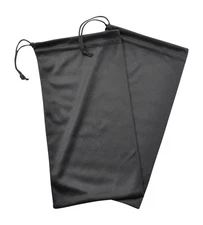 2 Pack Soft Microfiber Eyeglass Case, Cleaning And Storage Pouch With Drawstring