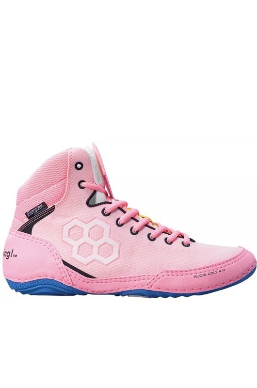Rudis Colt 4.0 Pink Energizer Wrestling Shoes Women 7.5 Or Men 6