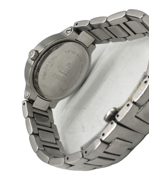 Gucci 8900M Men's Watch SS Bracelet Black Used  Quality thumbnail 3