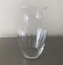 Clear Glass Flower Vase Solid/Plain Pattern Freestanding Decor