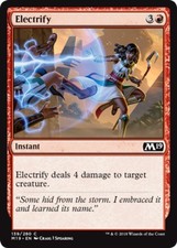 x4 Electrify - Core Set 2019 (M19) - NM - MTG