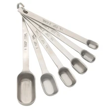 Mrs. Anderson's Baking Spice Jar Measuring Spoons, Set of 6