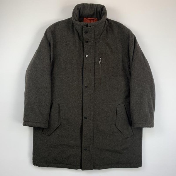 Men Lodenfrey Coat Brown Cashmere 44 / XXL / 52