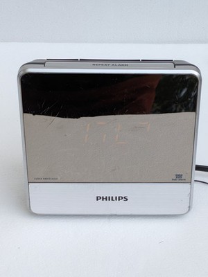 Philips AJ3231/05 Spiegel Radiowecker UKW MW Dual Alarm AUX vollständig getestet funktioniert