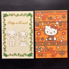 Not for sale Sanrio Kitty Wedding Dress & Mushroom Design Postcard 2002