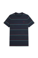 Fred Perry Fine Stripe T-Shirt Navy
