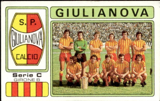 Figurina Calciatori Panini 1976/77 # 556 Giulianova Serie C Girone B
