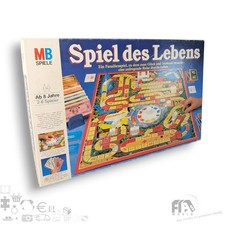 MB Spiele 604456000 - Spiel des Lebens Brettspiel Blaue Ausgabe  🎲  Vintage