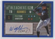 2019 Panini Donruss Bleachers Inc Blue 42/99 Willy Adames #BI-WA Auto 8k4