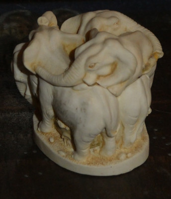 Harmony Kingdom  Ed's Safari  Elephant Figurine 1995!!