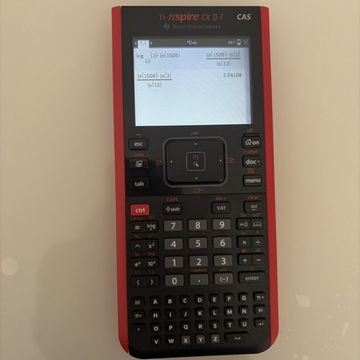 Texas Instruments TI Nspire CX II-T CAS Grafikrechner - Schwarz/Rot