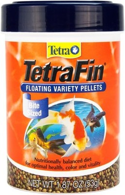 Tetra Goldfish Variety Pellets, Balanced Diet, 1.87 Ounce ...