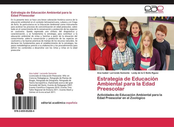 Estrategia De EducacióN Ambiental Para La Edad Preescolar Ana Isabel Larrondo So-image