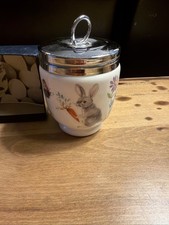 Royal Worcester Porcelain King Size Egg Coddler 1970s A Skippety Tale Type 10