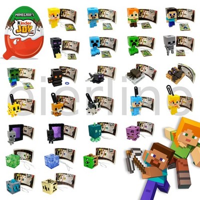 EINZELAUSWAHL Kinder Joy MINECRAFT Figuren alle 28 Stück mit BPZ VC307-VC405 NEU