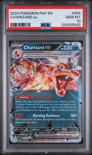 2024 POKEMON PAF EN-PALDEAN FATES #054 CHARIZARD EX PSA 10