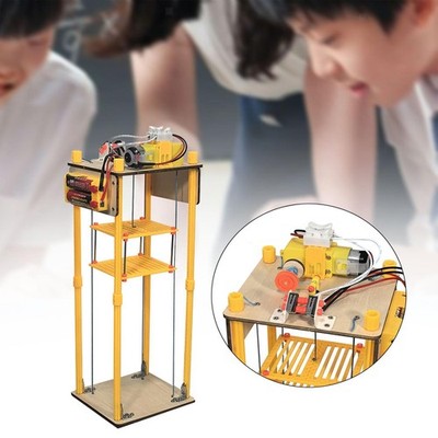 DIY Elevator Toy Science Experiment Kits Electric Lift DIY Kits