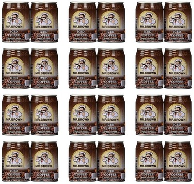 Mr. Brown Iced Coffee, 8.12-Ounce (Pack of 24) 
