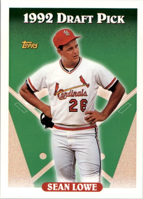1993 Topps #191 Sean Lowe RC - BB