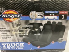 Dickies 806179 Arlington Front Rear Universal Premium Truck Seat Cover Set