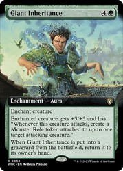 Giant Inheritance (Extended Art) - Commander: Wilds of Eldraine