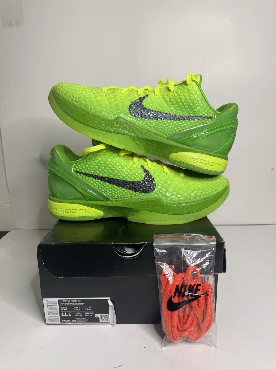 Nike Zoom Kobe 6 Protro Low Grinch | eBay