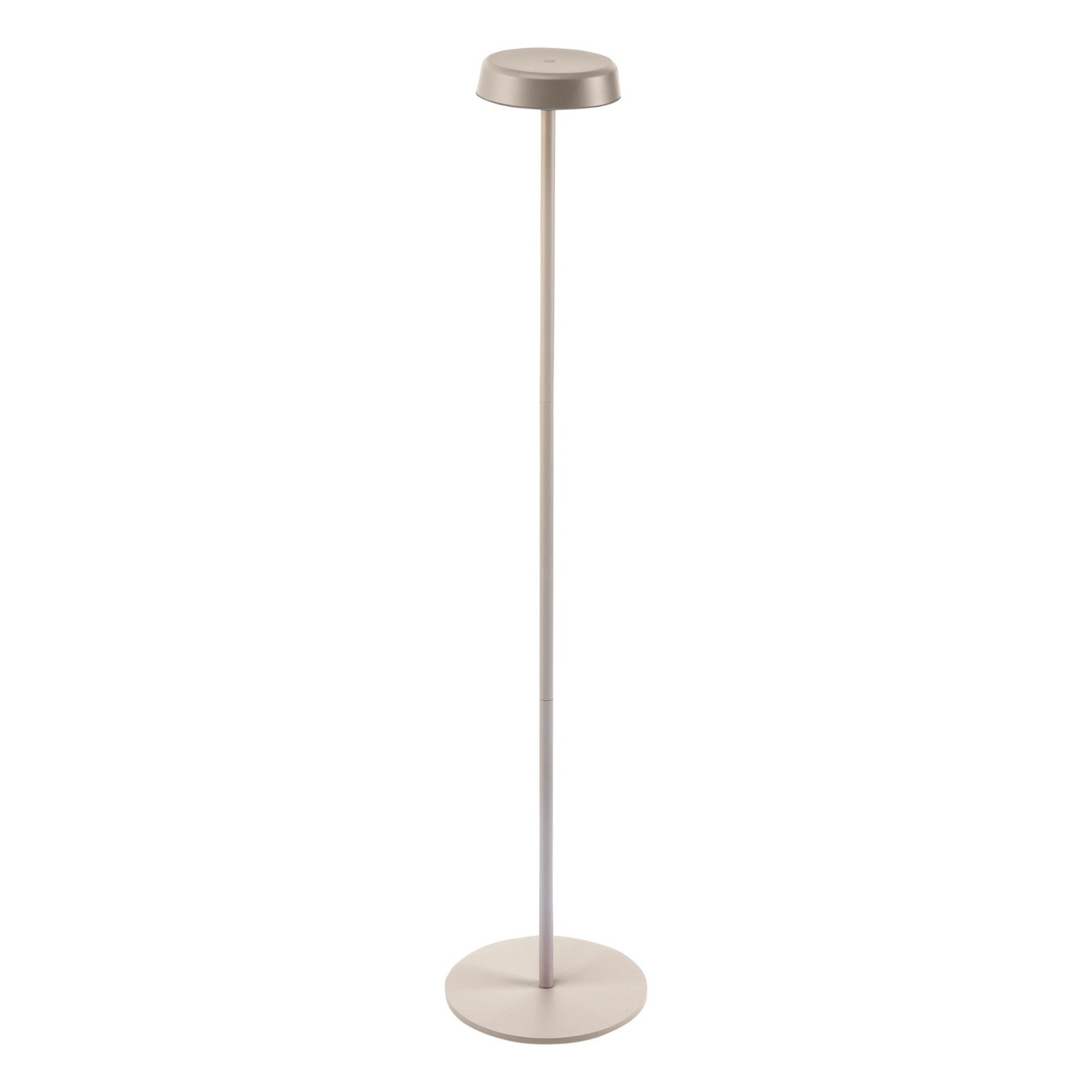 Livarno Lampada da Terra LED piantana 120 cm Ricaricabile Senza Fili Beige Opaco