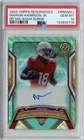 2024 Resurgence Marvin Harrison Jr AQUA SURGE Rookie Auto #'D 52/249 PSA 10 GEM