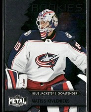 2020-21 Skybox Metal Universe - Rookies Matiss Kivlenieks #122 (RC)