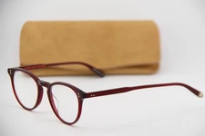 NEW GARRETT LEIGHT CALIFORNIA ALICE BIO BGY BURGUNDY AUTHENTIC EYEGLASSES 47-21