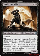 Spider-Man Noir (SPM 67) Foil, Marvel's Spider-Man, MTG