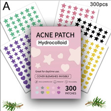 Round Acne Patches 360PCS/400PCS - Remove Acne , Conceal Blemishes Transparent S