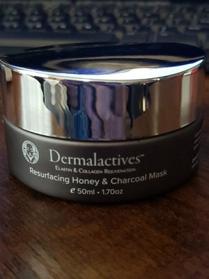 Dermalactives Resurfacing Mask Honey Charcoal Purifying Face Neck 50ml 1.70oz