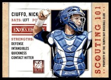 2013 Panini Elite Extra Edition Scouting 101 Nick Ciuffo Rookie Minors #2