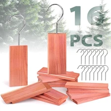 Woodever 16 Pack Cedar Planks for Clothes Storage, Aromatic Red Cedar Wood Ha...