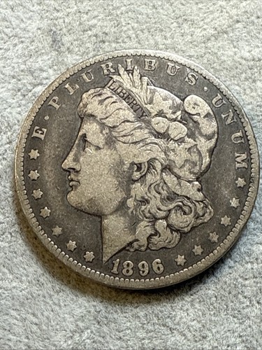 1896 O Morgan Silver Dollar 90% Silver Fine Condition Nice Coin See Pics 6988