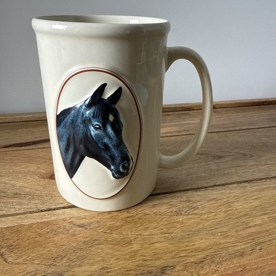 Equine Expressions 3D Horse Mug Ceramic 16oz. 2005 Barbara Augello