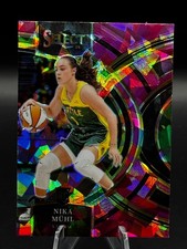 2024 Panini WNBA Select #162 - Nika Muhl RC (Pink Cracked Ice) Seattle Storm