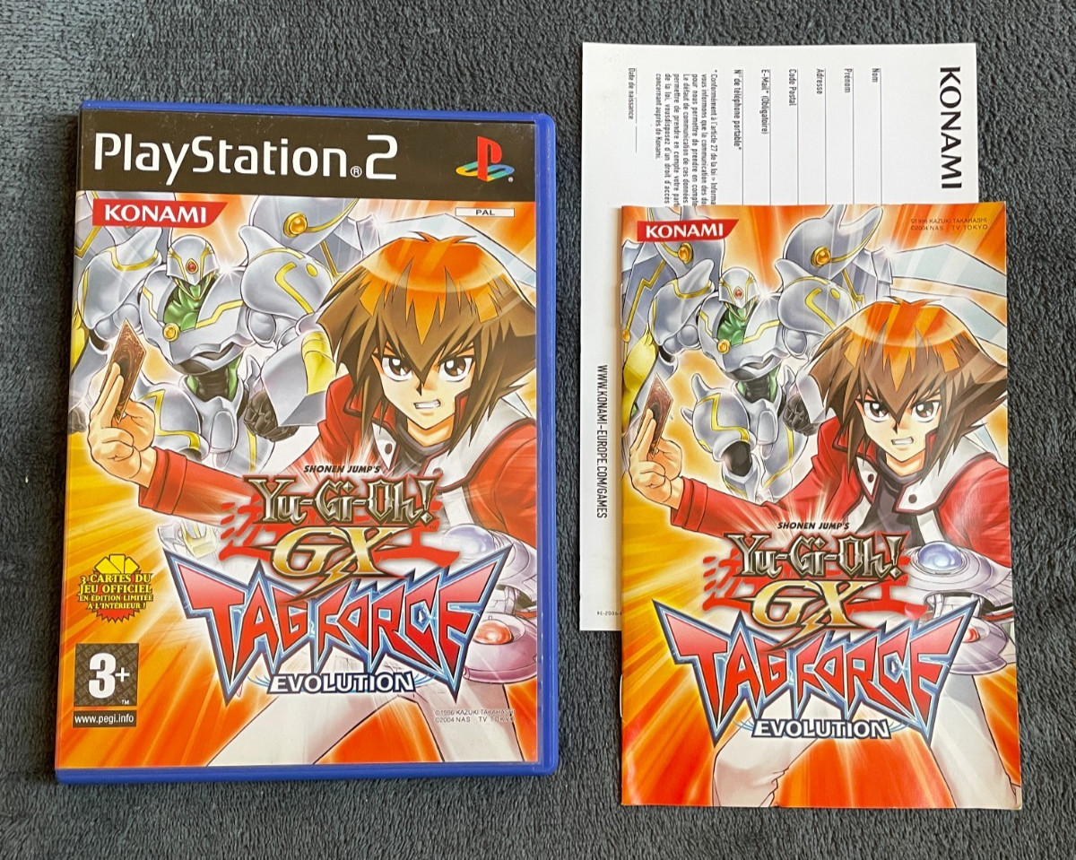 Yu-Gi-Oh GX Tag Force Evolution complet sur Playstation 2 PS2 - FR cd TTBE