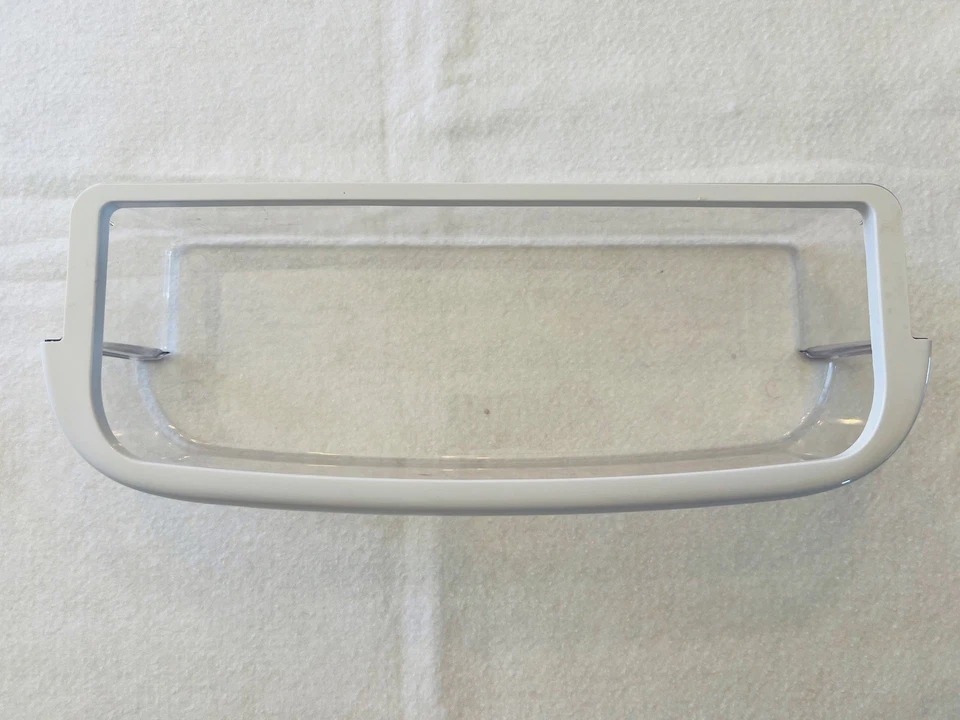 Estante ancho para puerta de refrigerador Amana o Maytag blanco transparente OEM WP67005464 Foto 3 de 4