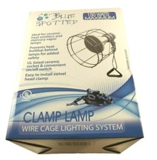 NEW Spotted Wire Cage Clamp Lamp 150 Watts