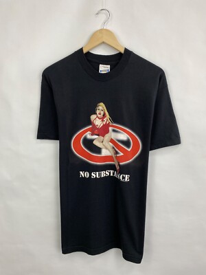 Vintage 1998 Bad Religion No Substance Rock Bend Tee Rare size L