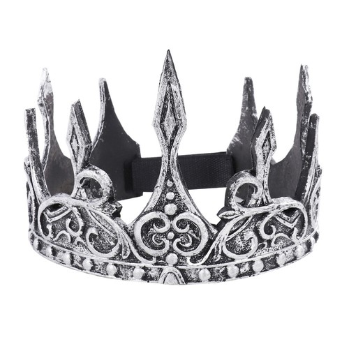 1 pieza corona para hombre disfraz tocado King Crown Adulto The Crown Crowns para - Imagen 1 de 12