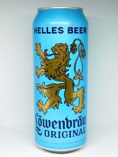 LOWENBRAU Original Empty Beer Can 500ml Ukraine 2024 Bottom Open Collectible