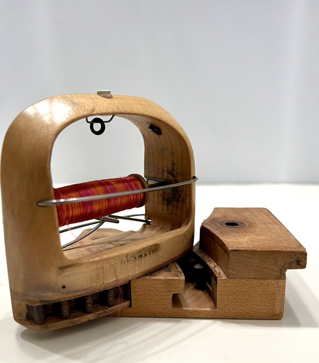 【新品】HOME ECONOMICS EXPERIMENT Woven Tug Vintage H Riehl & Son Wood Textile Battens Shuttle for Early
