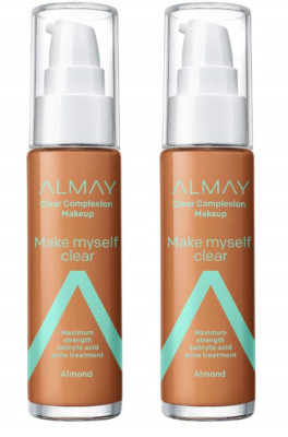 Almay Clear Complexion Make Myself Clear Foundation Acne CHOOSE SHADE FREE SHIP