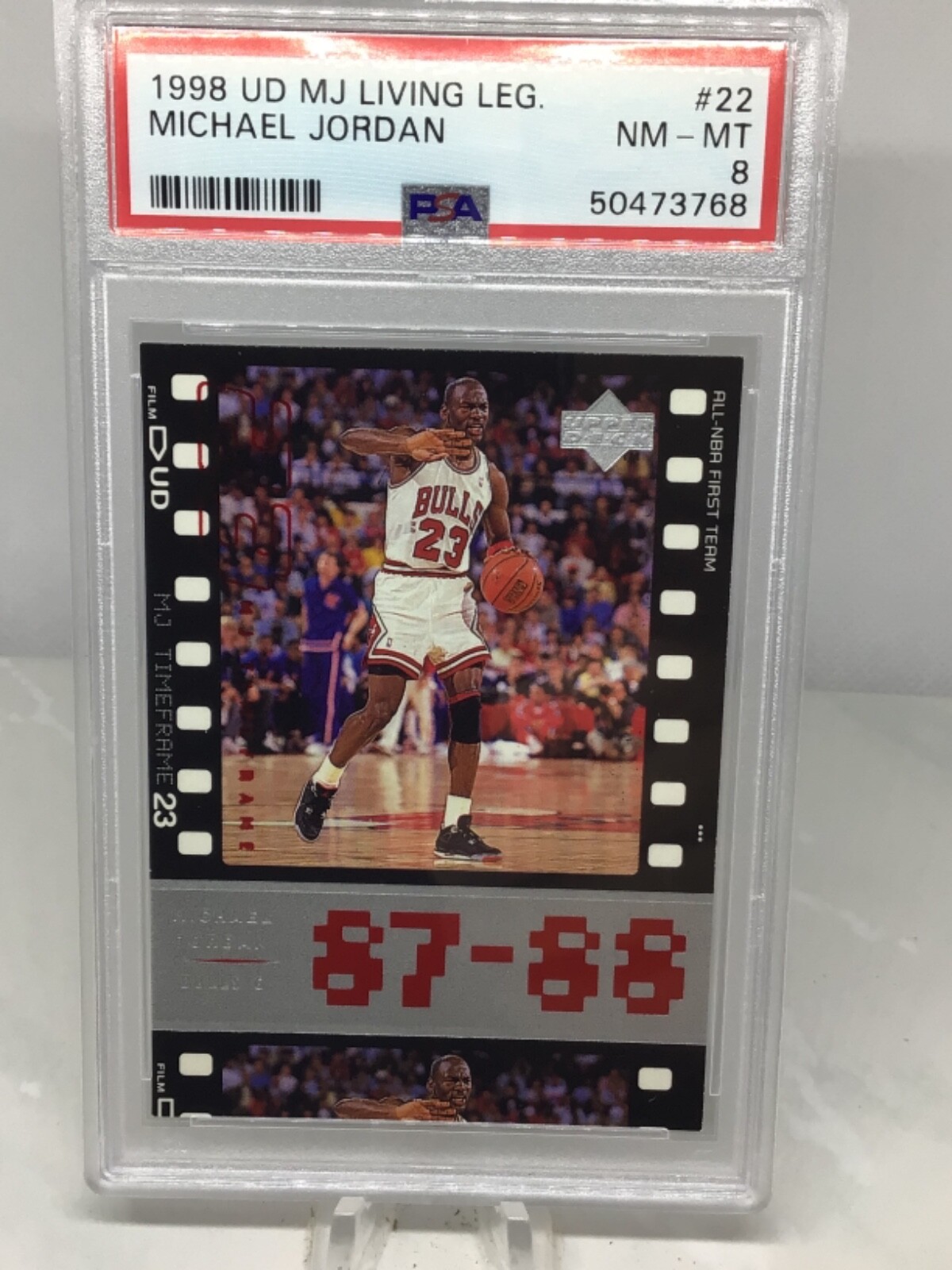 1998 Upper Deck Living Legend #22 Michael Jordan PSA 8 (1 in all grades)
