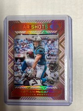 READ Christian McCaffrey 2020 Panini Illusions Clear Shots Red /149 Panthers #8